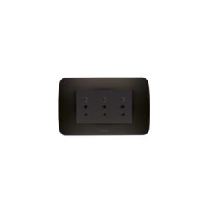 TOMA DE CORRIENTE TRIPLEX 10/16A 250V GRAFITO ARMADO LEXO