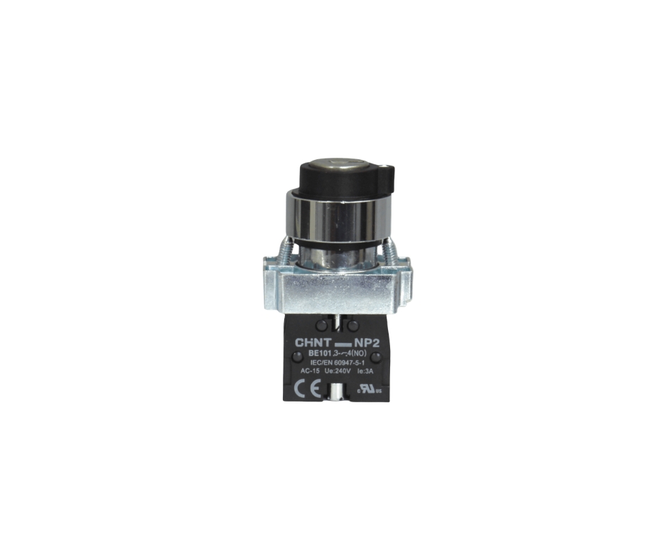 SELECTOR METALICO 2 POSICIONES CON LLAVE 1NO 1NC