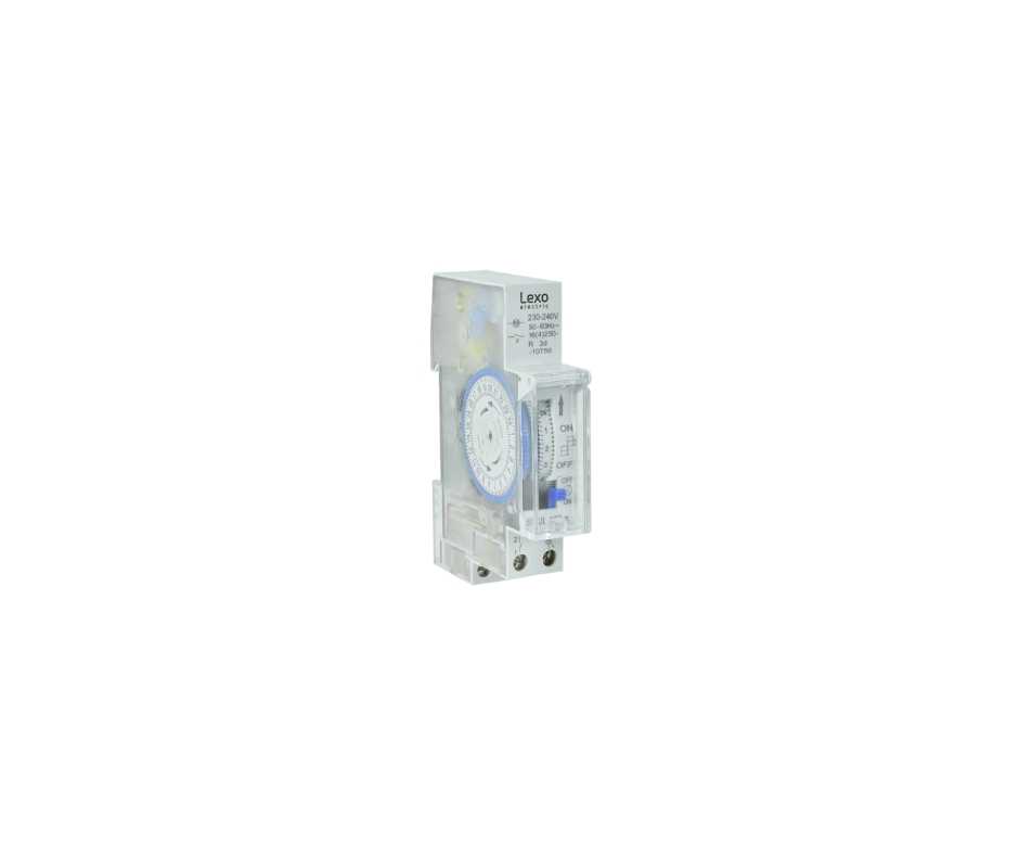 INTERRUPTOR HORARIO ANÁLOGO. MODELO SUL18A LEXO