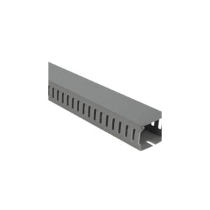 CANALETA RANURADA 60X40X20MM COLOR GRIS