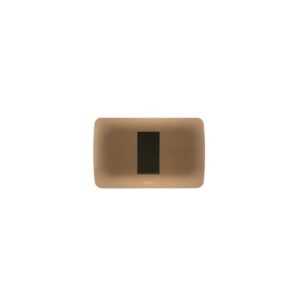 INTERRUPTOR SIMPLE 9/12 10A 250V CAFÉ ARMADO TITANIO LEXO