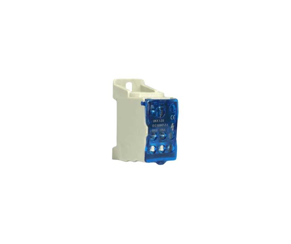 BARRA REPARTIDORA UNIPOLAR 125A 690V UKK 1X8